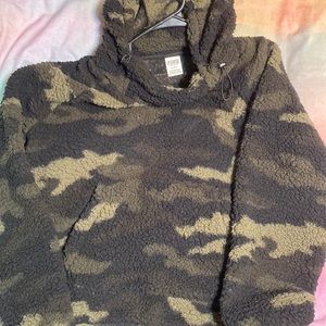 Pink Sherpa pull over